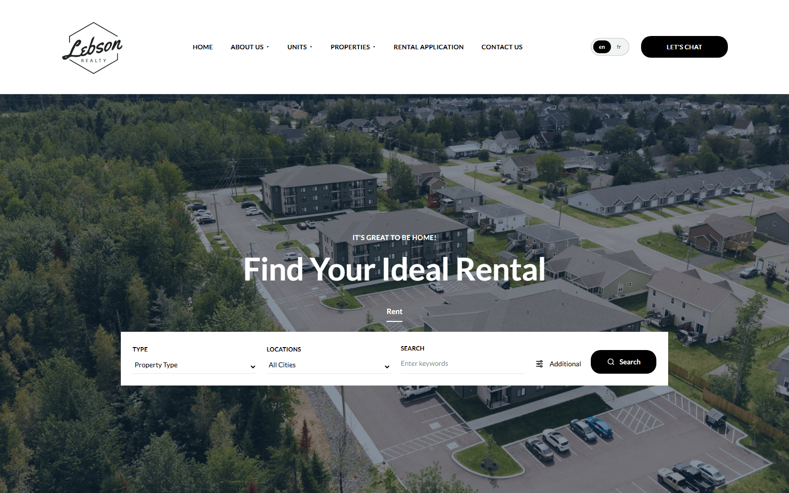 Lebson Realty screenshot